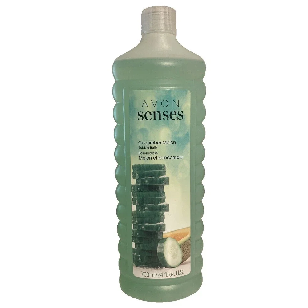Avon Senses Self-Care Cucumber Melon Bubble Bath & Shower Gel